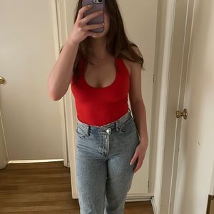 Urban outfitters red halter tank top